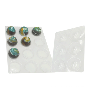 Thermoformed Transparent Chocolate Custom Plastic Insert Tray